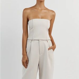 DISSH Rowan Bone Strapless Top in Size AU 6 / US 2